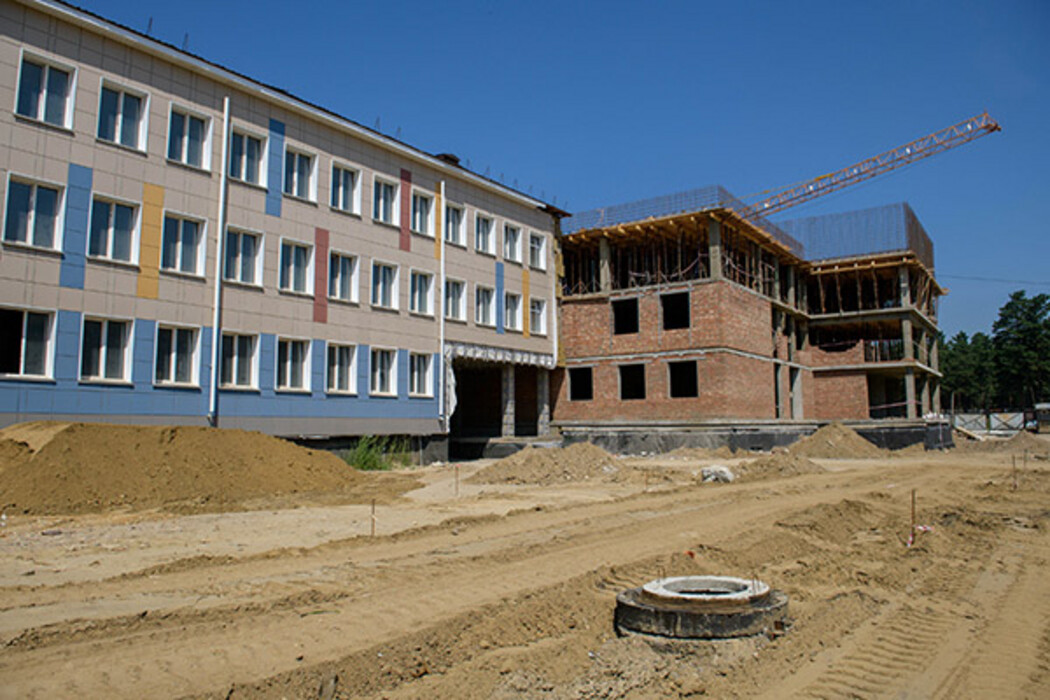 Школа -долгострой в Ангарске в 7А микрорайоне