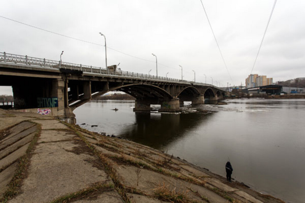 Мост через Иркутск на Джамбула