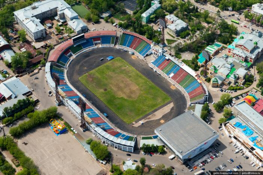 Стадион Труд в Иркутске