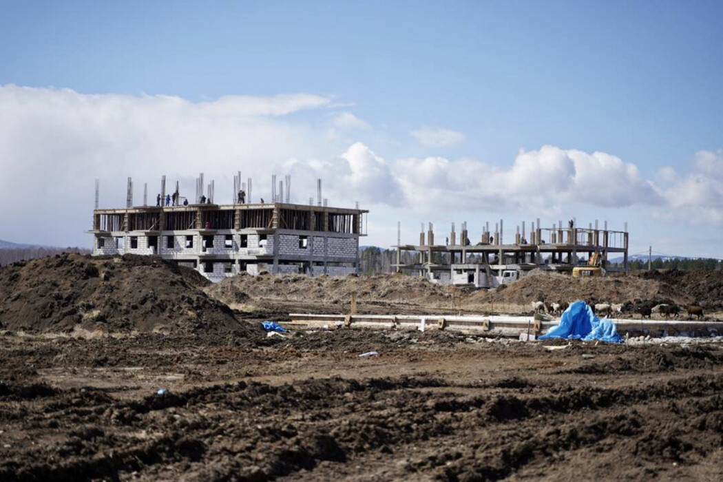 Строительство домов в микрорайоне Восточный в Нижнеудинске