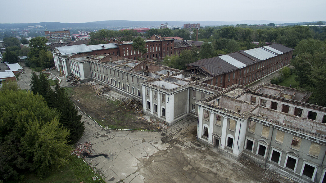Строительство суворовского училища в Иркутске